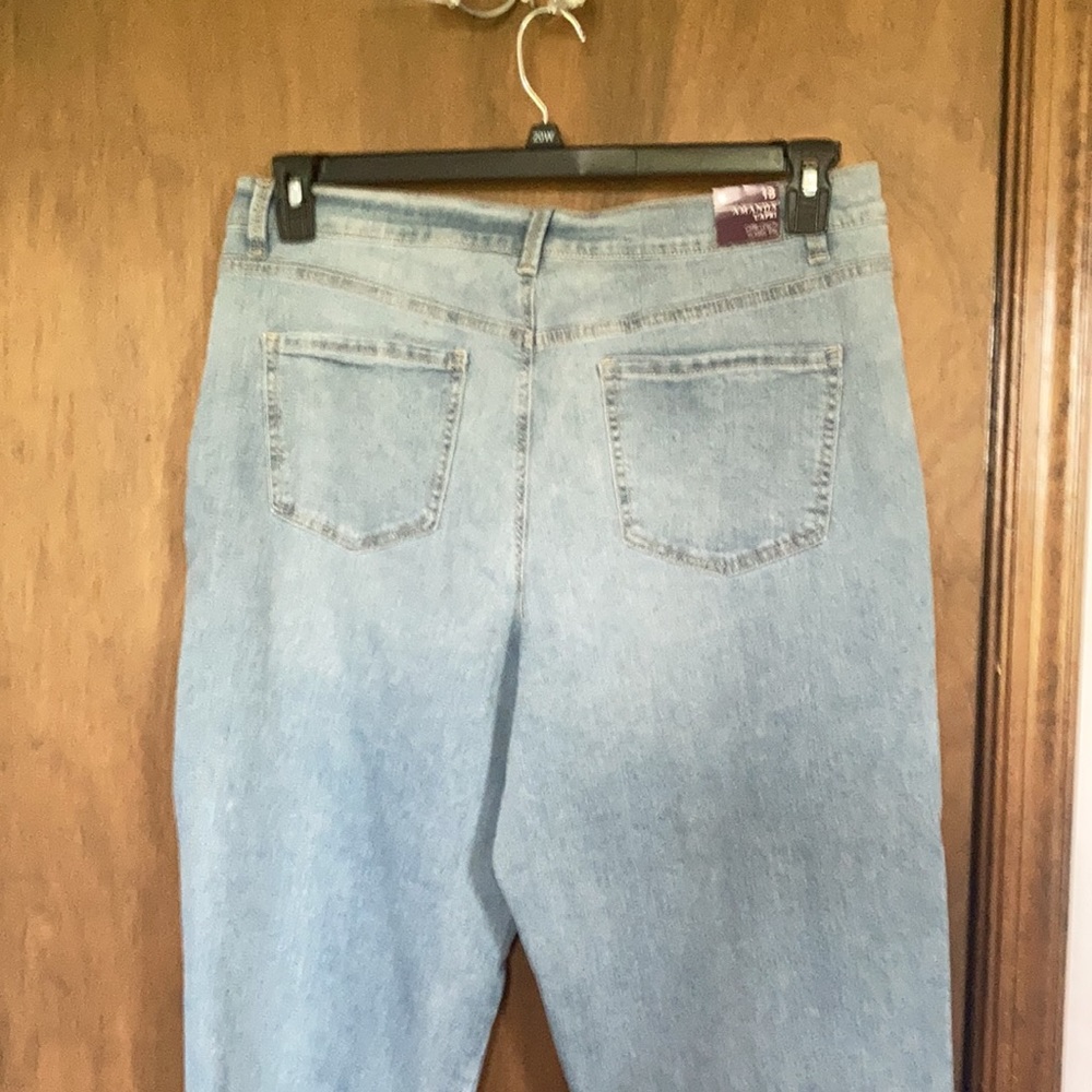Gloria Vanderbilt Amanda Capri jean classic rise size 18 - Picture 8 of 17